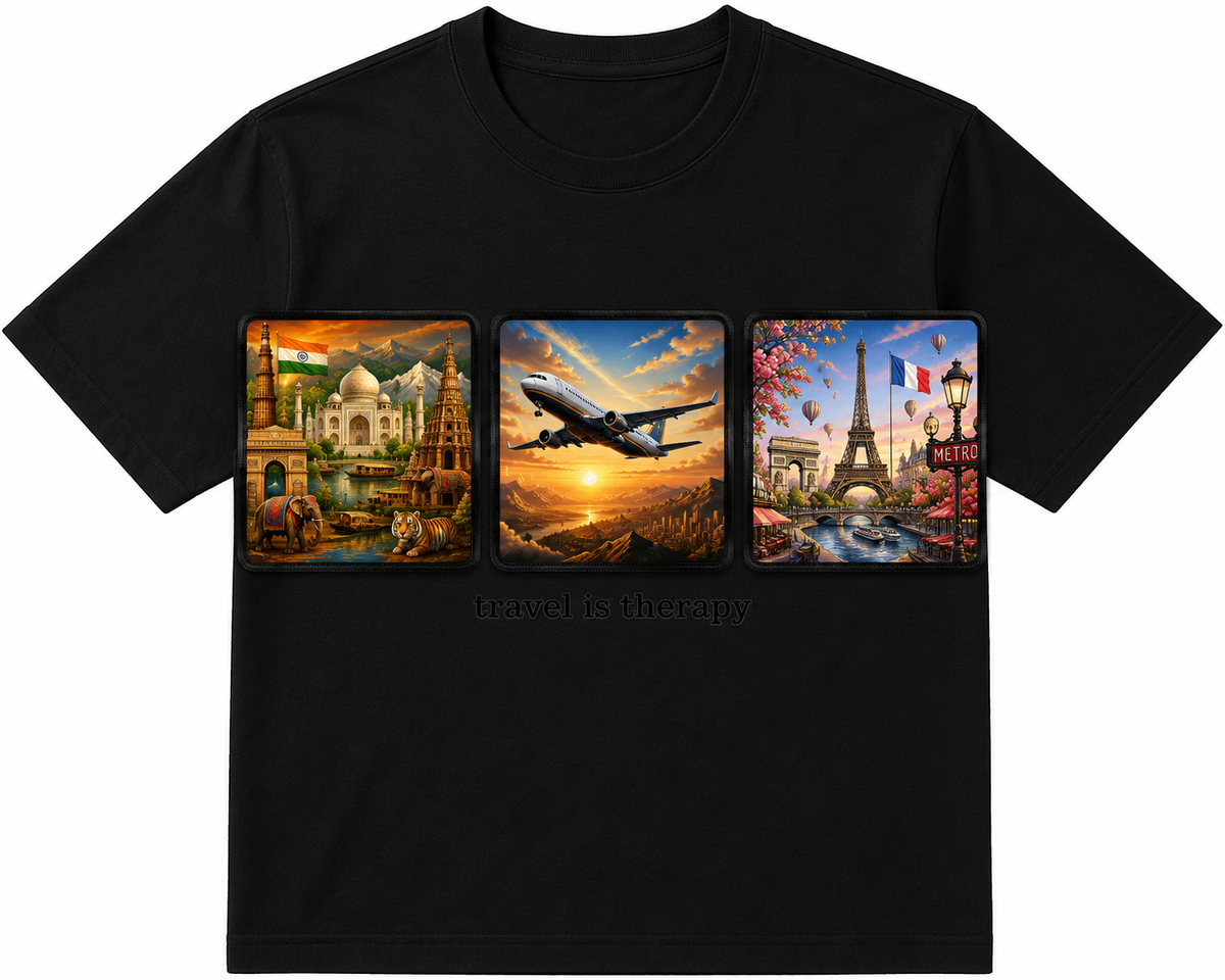 Patch & Roam Classic half sleeve tee